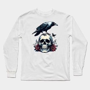 the crow Long Sleeve T-Shirt